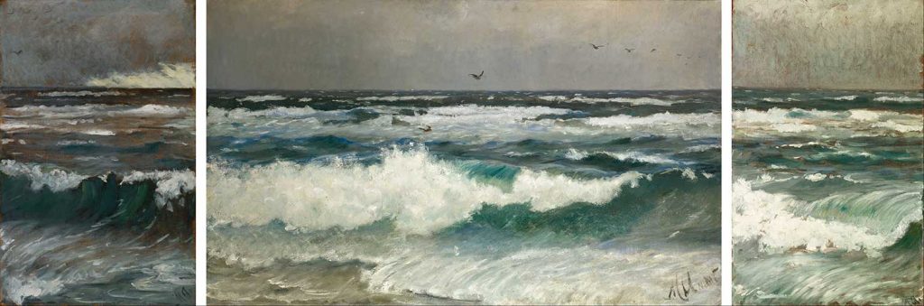 Breakers On The Coast by Michael Peter Ancher
