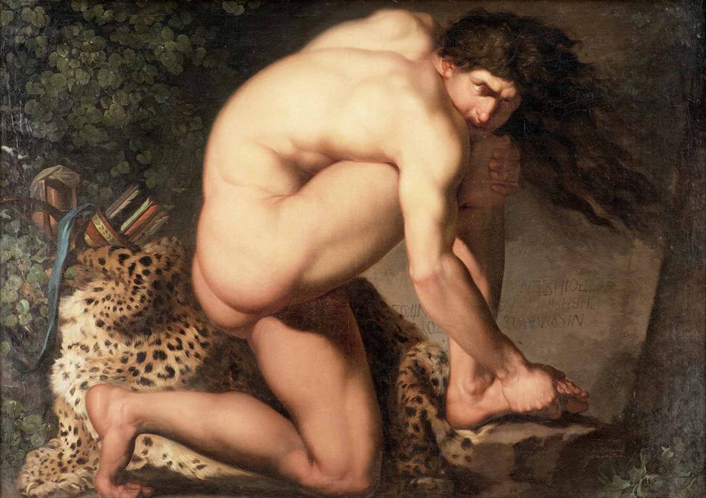 The Wounded Philoctetes by Nicolai Abildgaard