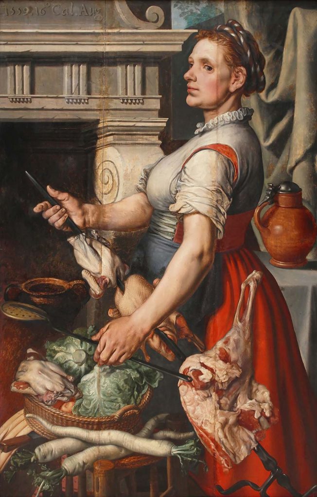 Cook in Front of the Stove by Pieter Aertsen