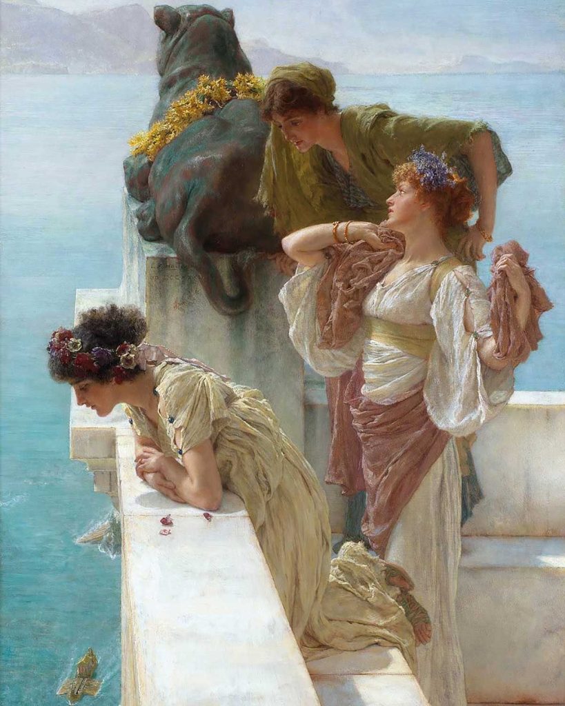 A Coign of Vantage by Sir Lawrence Alma Tadema