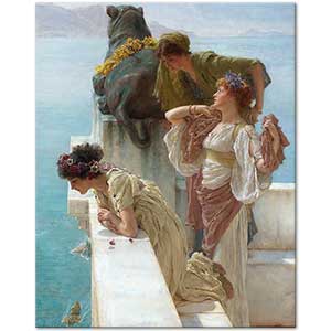 A Coign of Vantage by Sir Lawrence Alma Tadema