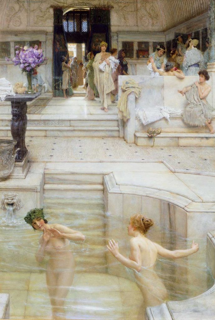 A Favourite Custom by Sir Lawrence Alma Tadema