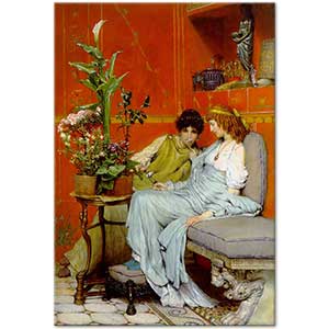 Confidences by Sir Lawrence Alma Tadema