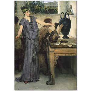 Pottery Painting by Sir Lawrence Alma Tadema