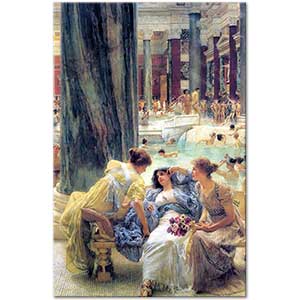 The Baths of Caracalla by Sir Lawrence Alma Tadema