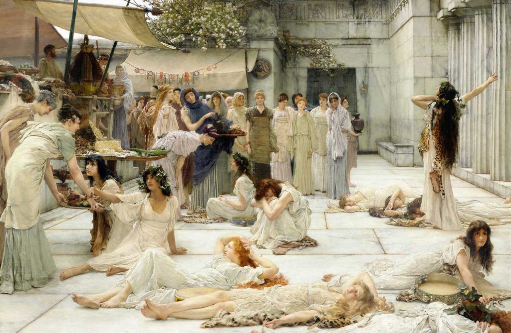 The Women of Amphissa by Sir Lawrence Alma Tadema