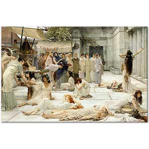 The Women of Amphissa by Sir Lawrence Alma Tadema