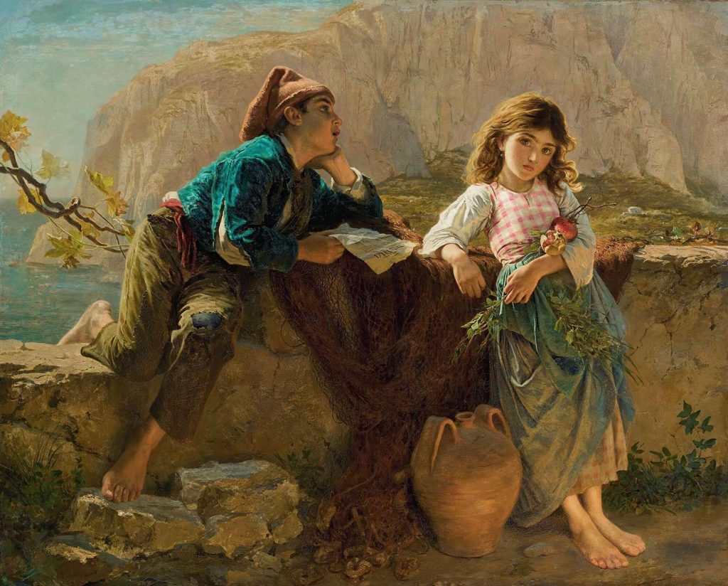 Fisherman's Children Capri by Sophie Gengembre Anderson