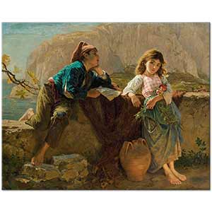 Fisherman's Children Capri by Sophie Gengembre Anderson