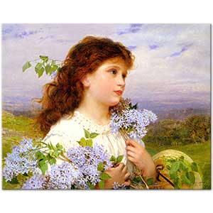 The Time of the Lilacs by Sophie Gengembre Anderson