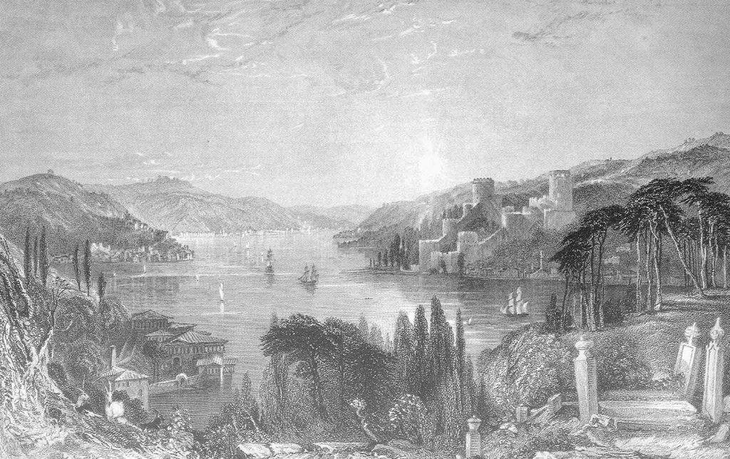 Rumeli Fortress Bosphorus by Thomas Allom
