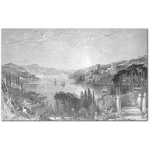 Rumeli Fortress Bosphorus by Thomas Allom