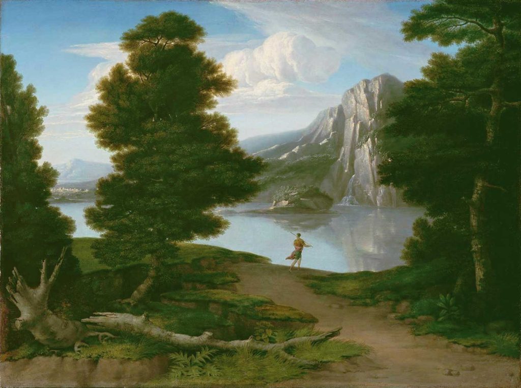 Landscape with Lake by Washington Allston