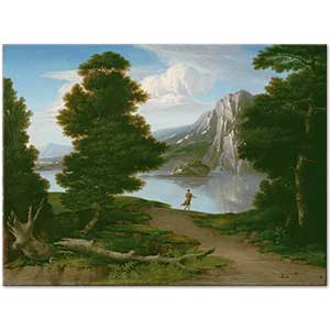 Landscape with Lake by Washington Allston
