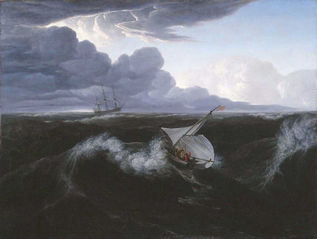 Storm Rising at Sea by Washington Allston