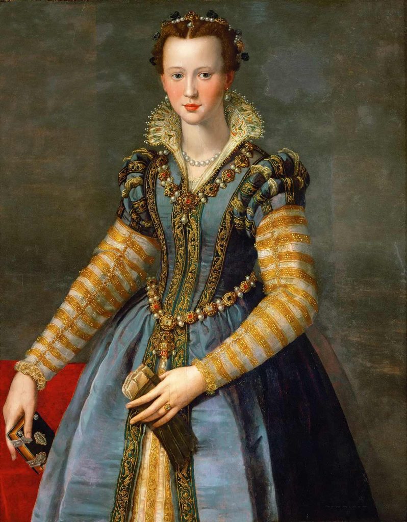 Portrait Of Maria De’ Medici by Alessandro Allori