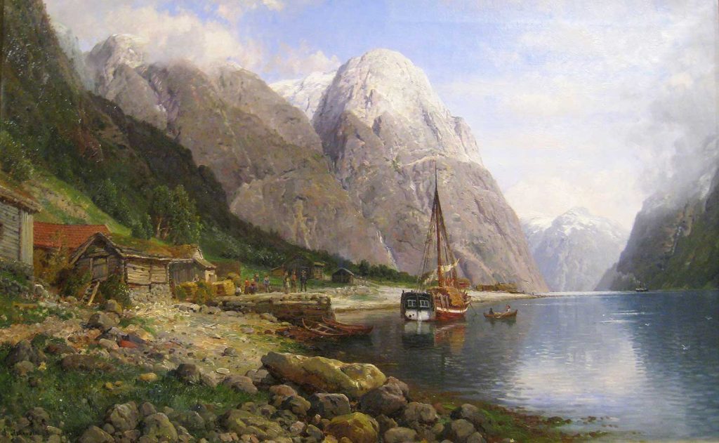 A Village by a Fjord by Anders Askevold