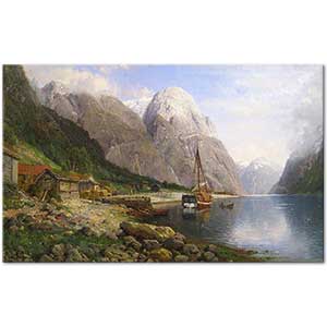 A Village by a Fjord by Anders Askevold