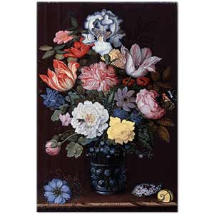 Floral Still Life with Shells by Balthasar van der Ast