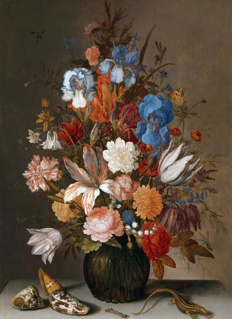 Still Life with Flowers by Balthasar van der Ast