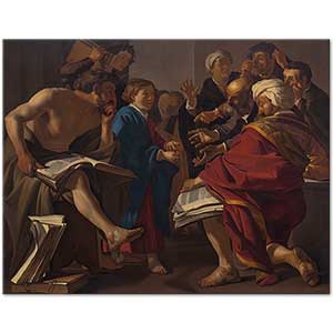 Christ Among The Doctors by Dirck van Baburen