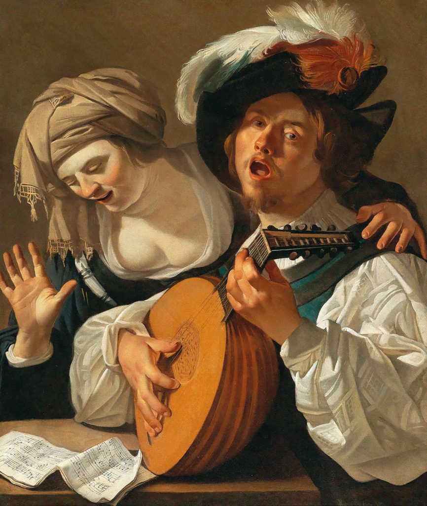 The Duet by Dirck van Baburen