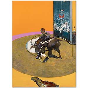 Study for Bullfight No. 1 by Francis Bacon