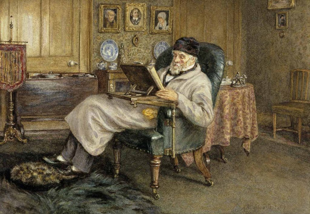 Thomas Carlyle 1795 - 1881 by Helen Allingham