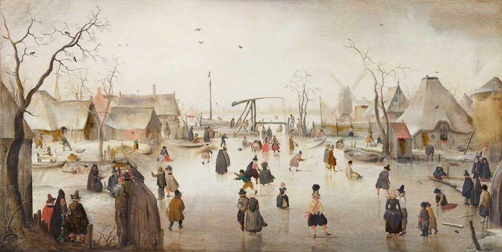 Ice Scene by Hendrick Avercamp