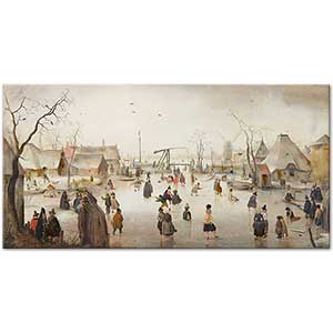 Ice Scene by Hendrick Avercamp