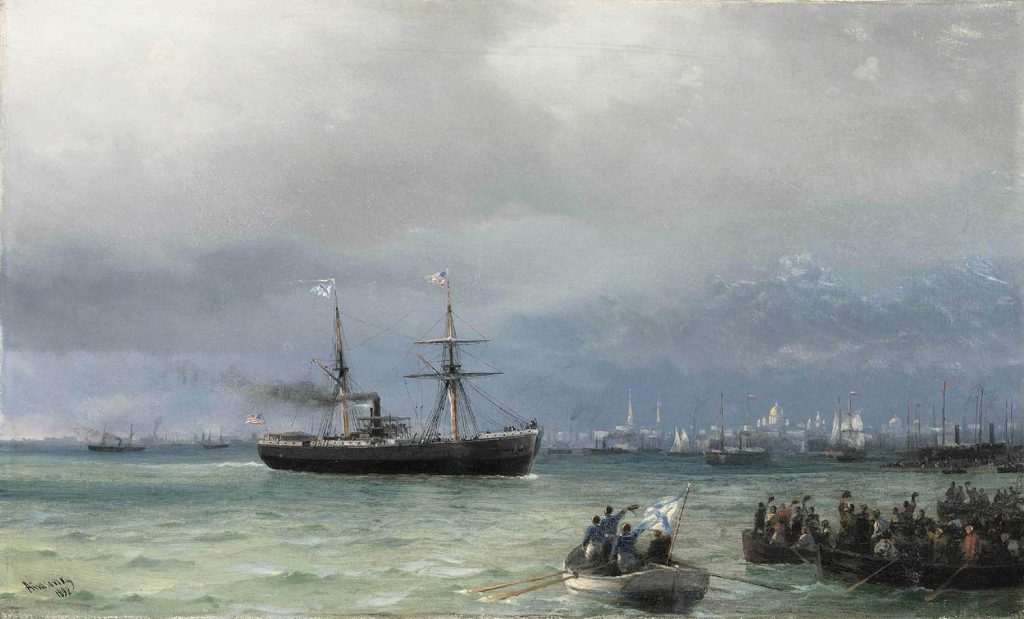 Support Ship by Ivan Aivazovsky