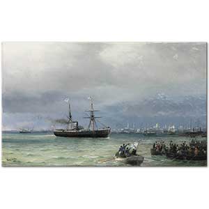 Support Ship by Ivan Aivazovsky