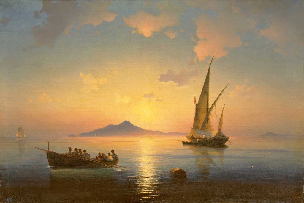 The Bay of Naples by Ivan Aivazovsky
