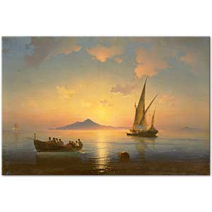 The Bay of Naples by Ivan Aivazovsky