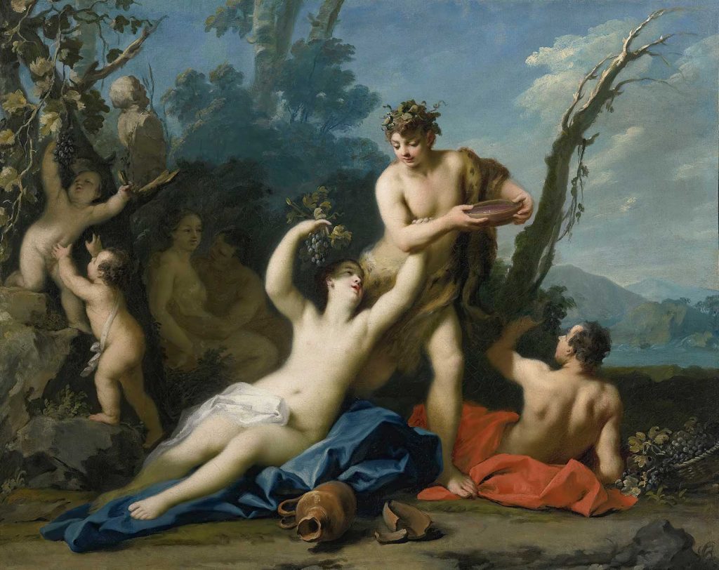 Bacchus And Ariadne by Jacopo Amigoni