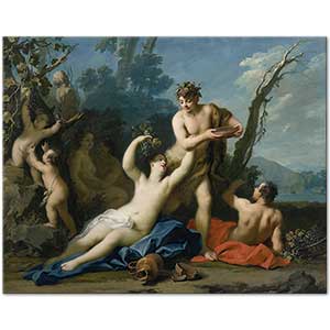 Bacchus And Ariadne by Jacopo Amigoni