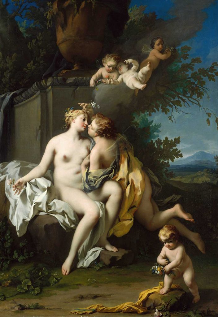 Flora and Zephyr by Jacopo Amigoni