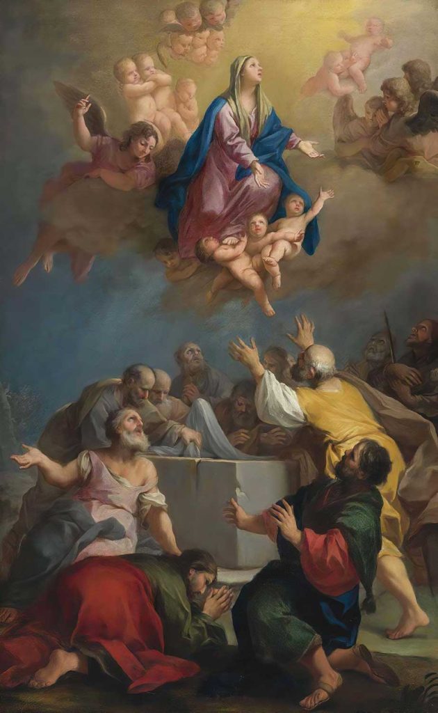 The Assumption of the Virgin by Jacopo Amigoni