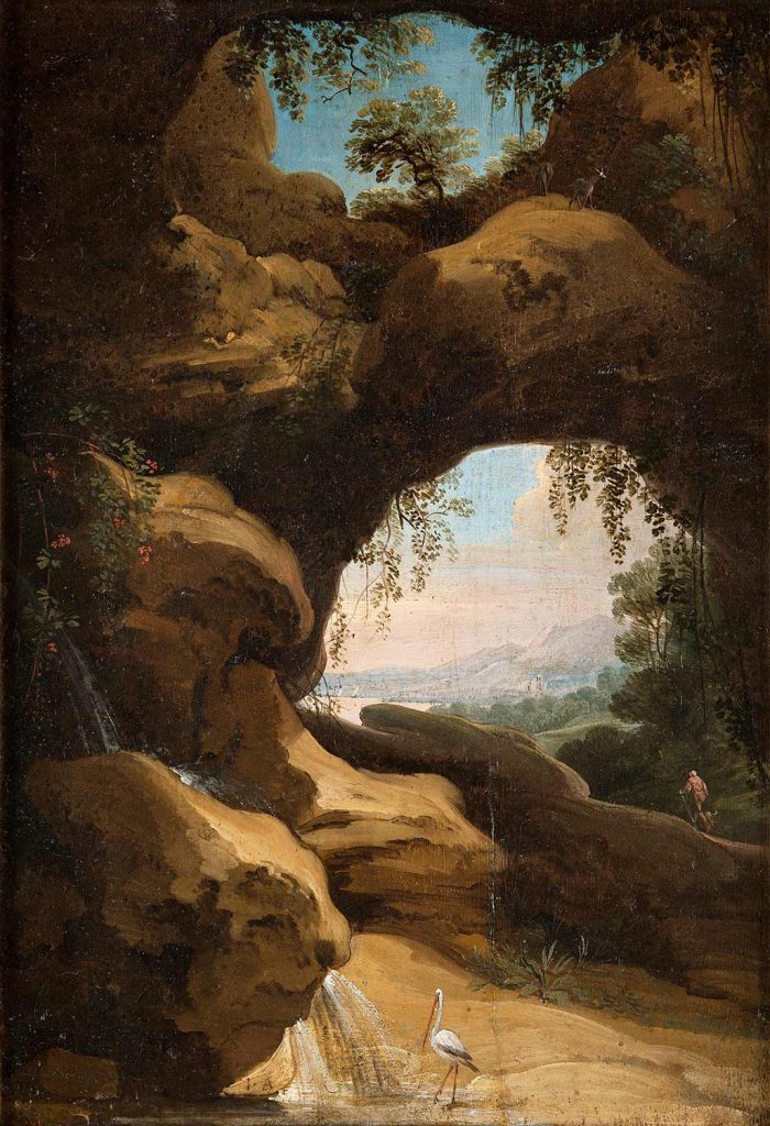 Landscape with Views Through the Cave by Jan Asselijn