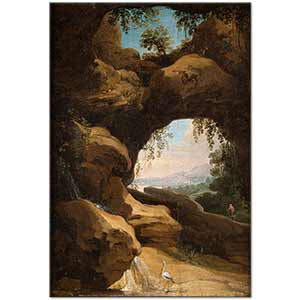 Landscape with Views Through the Cave by Jan Asselijn