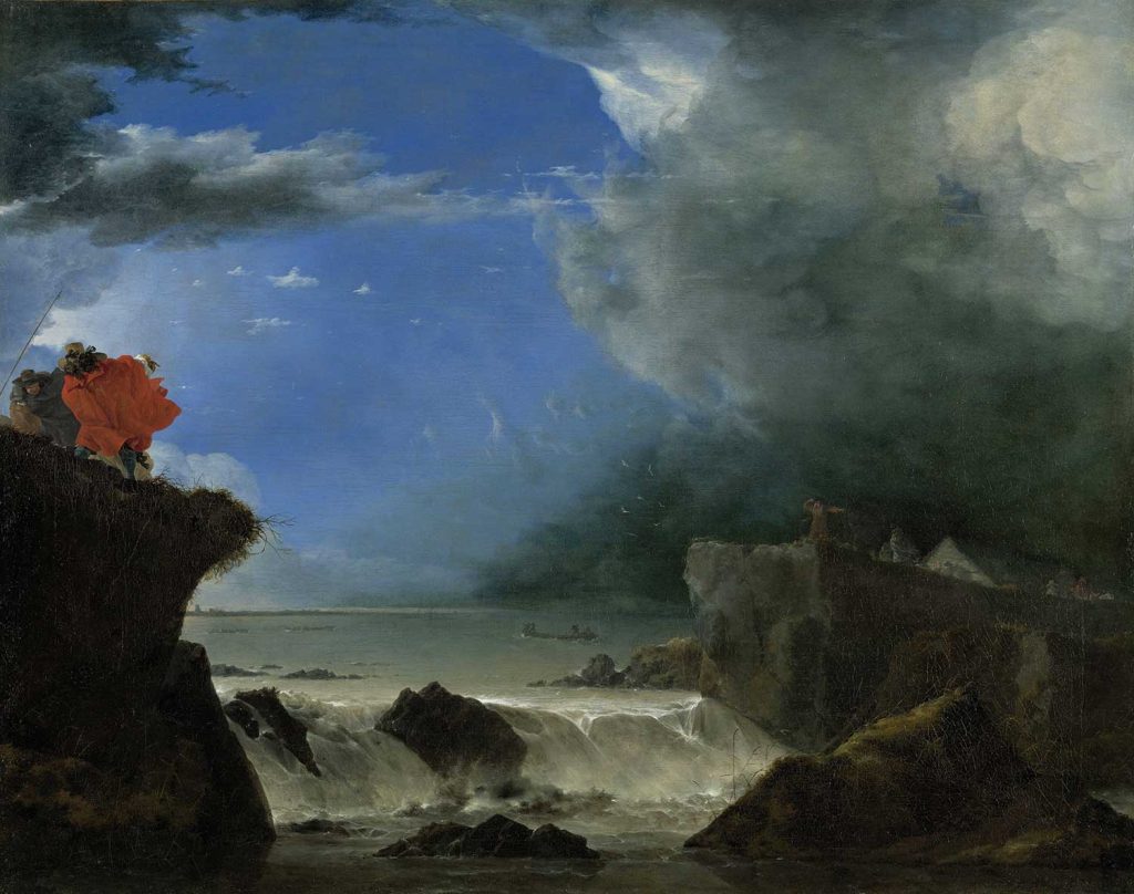 The Breach of the Saint Anthony’s Dike near Amsterdam by Jan Asselijn