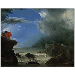 The Breach of the Saint Anthony’s Dike near Amsterdam by Jan Asselijn