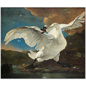 The Threatened Swan by Jan Asselijn