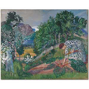 Spring Evening in Jølster by Nikolai Astrup