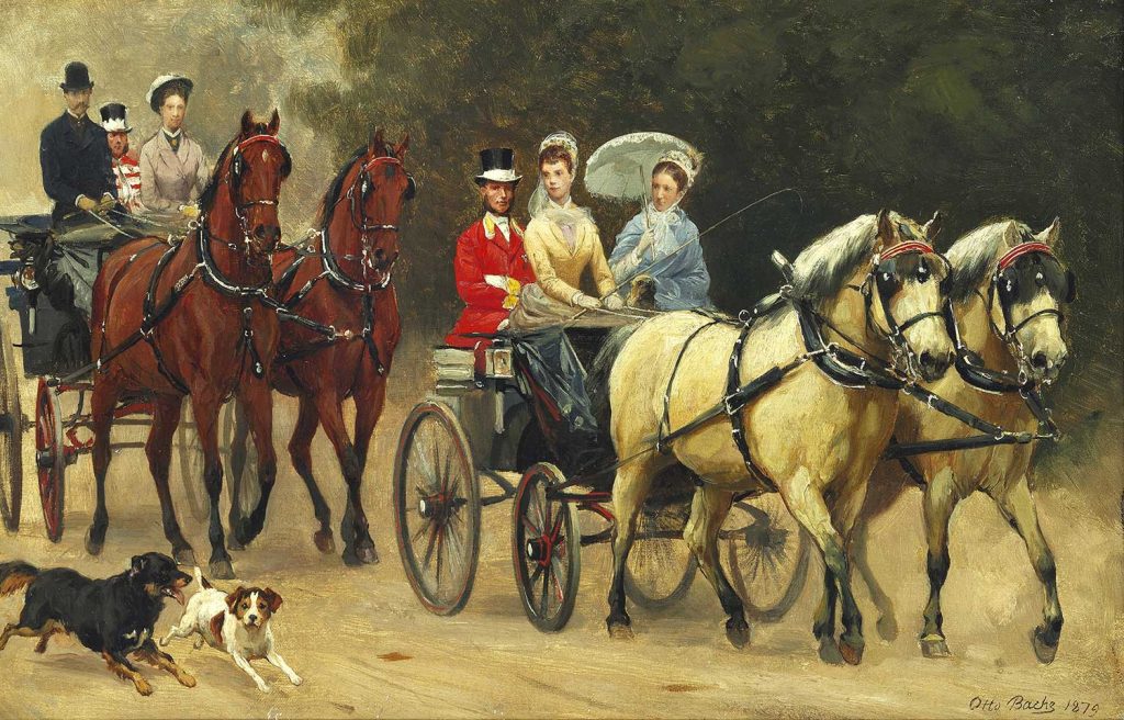 The Royal Family on an Excursion by Otto Bache