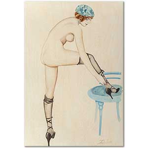 French Stockings by Rolf Armstrong