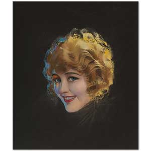 Portrait of Pearl White by Rolf Armstrong