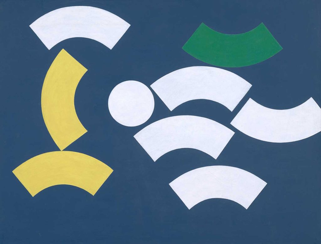 Composition with Circle and Circle Segments by Sophie Taeuber Arp