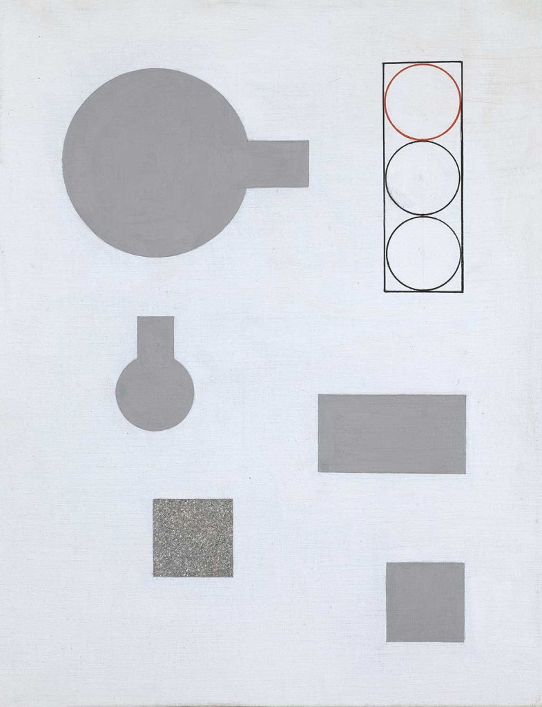 Composition with Rectangles and Circles by Sophie Taeuber Arp