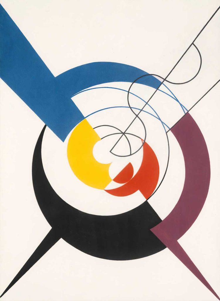 Construction Dynamique by Sophie Taeuber Arp